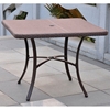 Barcelona Square Outdoor Dining Table - Wicker - INTC-4206-SQ
