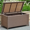 Barcelona Outdoor Trunk / Coffee Table - Antique Brown Wicker - INTC-4220-ABN