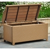 Barcelona Outdoor Storage Trunk / Bench - Honey Wicker - INTC-4221-HY