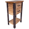 Woodrow Tall Accent Table - 1 Bottom Shelf, 2 Drawers - INTC-46B-12A744