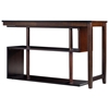 Virginia Wooden Desk & Shelf - Classic Espresso Finish - INTC-DF-104-CES