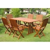 Royal Tahiti Merida 7-Piece Outdoor Dining Set - Folding Chairs - INTC-TT-RE-007-FA-040-6CH