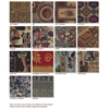 Bali Rattan Papasan Chair - Tufted, Tapestry Cushion - INTC-3312-T