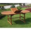 Royal Tahiti Saragossa Outdoor Dining Set - Oval Extension Table - INTC-TT-OVE-017-PC-041-6CH