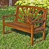Sapporo 4 Foot Wooden Patio Bench - INTC-VF-4307
