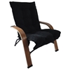 Rushford Folding Game Chair - Carry Bag, Tufted Microsuede - INTC-ZS-C915N3W-PD