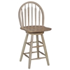Wooden 24" Counter Swivel Arrowback Stool - IC-612-X