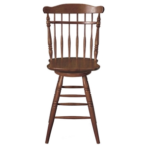 25.5" Swivel Counter Stool in Soft Cherry 