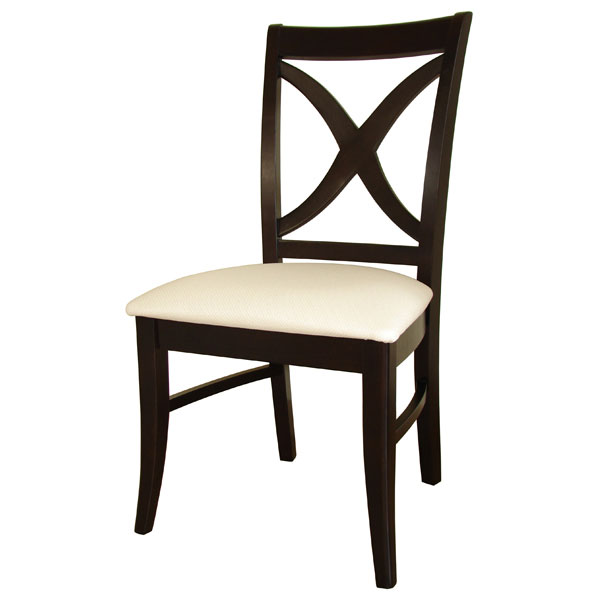 Salerno Dining Chair with Upholstered Seat 