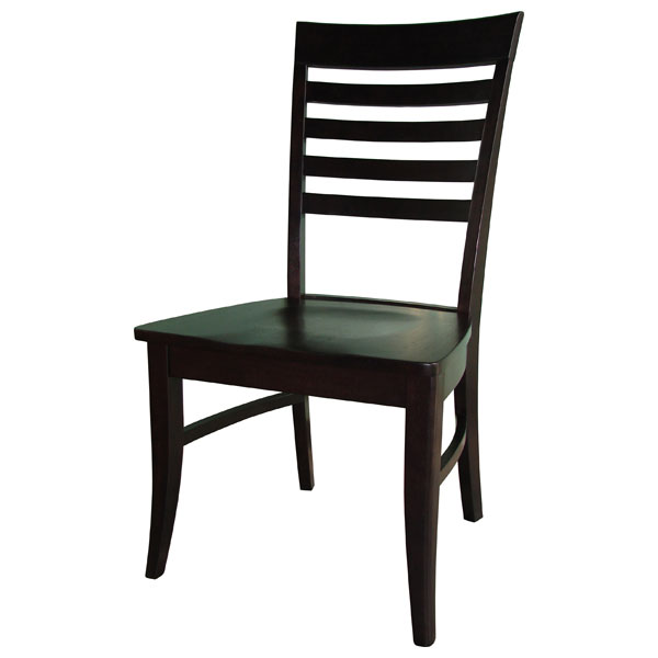 Roma Dining Chair with Wood Seat 