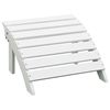 Outdoor Adirondack Footrest in White - IC-S-51900