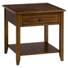 Medium Brown End Table - Square, 1 Drawer - JOFR-1031-3