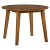 Simplicity 5 Pieces Dining Set - Round Table, X Back Chair, Honey - JOFR-352-28-806KD-SET
