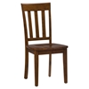 Simplicity 5 Pieces Dining Set - Slat Back Chair, Caramel - JOFR-452-60-319KD-SET