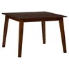 Simplicity 5 Pieces Dining Set - Square Table, X Back Chair, Caramel - JOFR-452-42-806KD-SET