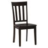 Simplicity 5 Pieces Dining Set - Slat Back Chairs, Espresso - JOFR-552-60-319KD-SET
