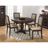 Geneva Hills 5 Pieces Dining Set - Extension Table, Upholstered Chairs - JOFR-678-60TBKT-423KD-SET