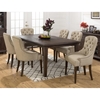 Geneva Hills 7 Pieces Dining Set - Rectangle Table, Tufted Side Chairs - JOFR-678-78-212KD-SET