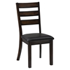 Baroque Dining Chair - Upholstered Seat, Slat Back, Brown - JOFR-697-923KD