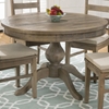 Slater Mill 5 Pieces Extension Dining Set - Slipcovered Parson Chairs - JOFR-941-66TBKT-162KD-SET