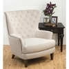 Conner Chair - Tufted, Wingback, Natural - JOFR-CONNER-CH-NATURAL