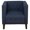Zoe Tufted Nailhead Accent Chair - Blue - JOFR-ZOE-CH-BLUE