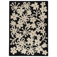 Jessie Hand Tufted Wool Rug in Charcoal