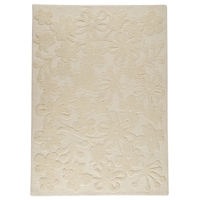 Jessie Hand Tufted Wool Rug in Off-White