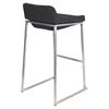 Drop-In Stackable Barstool - Charcoal (Set of 2) - LMS-BS-DROPIN-BK2