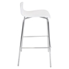 Woodstacker Stackable Barstool - White (Set of 2) - LMS-BS-STAKWD-W2