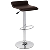 Ale Modern Adjustable Height Bar Stool - Brown Seat - LMS-BS-TW-ALE-BN