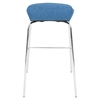 Fabric Stacker Stackable Barstool - Blue (Set of 3) - LMS-BS-TW-FSTK-TL3