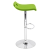Surf Height Adjustable Barstool - Swivel, Green - LMS-BS-TW-SURF-GN