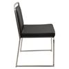 Cascade Stackable Dining Chair - Black (Set of 2) - LMS-CH-CASC-BK2