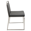 Cascade Stackable Dining Chair - Gray (Set of 2) - LMS-CH-CASC-GY2