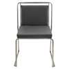 Cascade Stackable Dining Chair - Gray (Set of 2) - LMS-CH-CASC-GY2