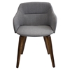 Campania Dining Chair - Gray - LMS-CH-CMP-WL-GY