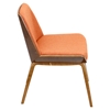 Corazza Dining Chair - Orange - LMS-CH-CRZZ-WL-O