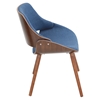 Fabrizzi Dining Chair - Denim Blue - LMS-CH-FBZZ-WL-BU