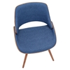 Fabrizzi Dining Chair - Denim Blue - LMS-CH-FBZZ-WL-BU