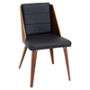 Galanti Dining Chair - Black (Set of 2) - LMS-CH-GAL-WL-BK2