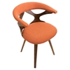 Gardenia Dining Chair - Orange - LMS-CH-GARD-WL-O