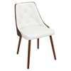 Gianna Dining Chair - White, Button Tufted - LMS-CH-JY-GNN-WL-W