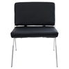 Lambda Accent Chair - Chrome, Black - LMS-CH-LAMDA-BK