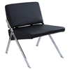 Lambda Accent Chair - Chrome, Black - LMS-CH-LAMDA-BK