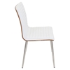 Mason Leatherette Dining Chair - Walnut, Off-White (Set of 2) - LMS-CH-MSN-WL-W2