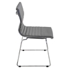 Master Stackable Dining Chair - Gray (Set of 2) - LMS-CH-MSTR-GY-K2