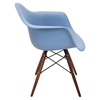 Neo Flair Chair - Blue Slate, Espresso (Set of 2) - LMS-CH-NFLPP-BU-E2