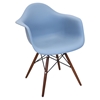 Neo Flair Chair - Blue Slate, Espresso (Set of 2) - LMS-CH-NFLPP-BU-E2