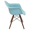 Neo Flair Chair - Sea Green, Espresso (Set of 2) - LMS-CH-NFLPP-GN-E2